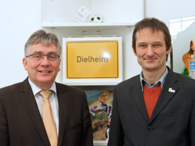 Bei Bürgermeister Hans-Dieter Weis in Dielheim