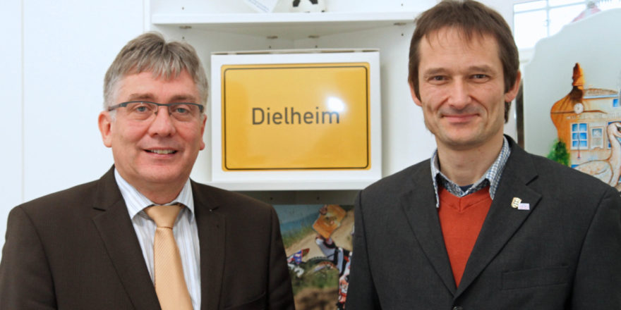 Bei Bürgermeister Hans-Dieter Weis in Dielheim